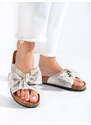 Shelvt COMER COMFORTABLE FLIP-FLOPS WITH BOW