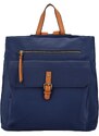 Turbo bags Elegantní dámský textilní batoh Ludmila, tmavě modrá