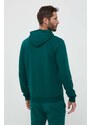 Mikina adidas pánská, zelená barva, s kapucí, hladká, IL3295