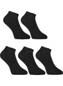 5PACK ponožky Styx nízké bambusové černé (5HBN960) M