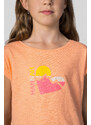 Dívčí triko Hannah KAIA JR cantaloupe
