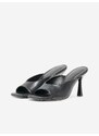 Černé dámské pantofle na podpatku ONLY Aiko - Dámské
