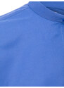 BASIC Modrá košile s krátkým rukávem
