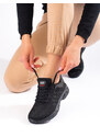 SHELOVET Dámské černé textilní sportovní boty DK