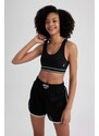 Defacto Fit Crew Neck Sports Bra