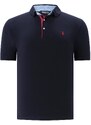 SIX SET T8582 DEWBERRY MENS T-SHIRT-BLACK-WHITE-NAVY BLUE-PINK-CYAN-LIGHT BLUE