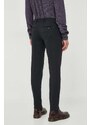 Kalhoty Tommy Hilfiger pánské, tmavomodrá barva, přiléhavé