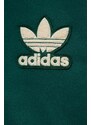 Dětská bomber bunda adidas Originals zelená barva
