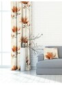 Forbyt, Závěs dekorační nebo látka, OXY Magnolie, béžovo oranžová, 150 cm
