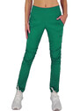 NEYWER Dámské funkční elastické sportovní kalhoty zelené EK723