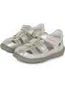 Stříbrné sandálky D.D.step G077-360A barefoot