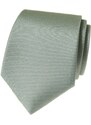 Avantgard Eukalyptově zelená luxusní pánská kravata s jemnými tečkami