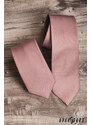 Avantgard "Nude" pudrová luxusní pánská kravata s jemnými tečkami