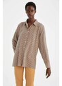 DEFACTO Oversize Fit Long Sleeve Shirt