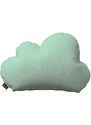 Yellow Tipi Eukalyptově zelený polštář ve tvaru mráčku Soft Cloud 55 cm