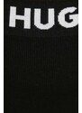 Sukně HUGO černá barva, mini, pouzdrová