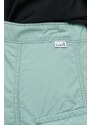Kalhoty Levi's CONVERTIBLE CARGO dámské, zelená barva, kapsáče, high waist