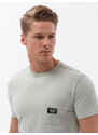 Ombre Men's cotton t-shirt with pocket