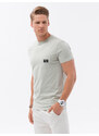 Ombre Men's cotton t-shirt with pocket