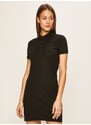 Šaty Lacoste černá barva, mini, jednoduché, EF5473-001
