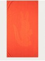 Ručník Lacoste oranžová barva
