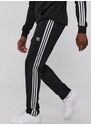 Kalhoty adidas Originals H09115 pánské, černá barva, hladké, H09115-BLACK