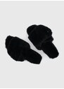 Vlněné pantofle Emu Australia černá barva