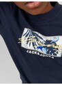 Tmavě modrá klučičí mikina Jack & Jones Tulum - Kluci