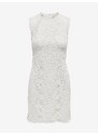 Bílé dámské krajkové pouzdrové šaty ONLY Arzina - Dámské