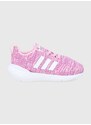 Dětské boty adidas Originals Swift Run 22 GW8185 růžová barva