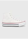 Dětské tenisky Converse Chuck Taylor All Star Lift dámské, bílá barva, 272856C-White.Garn