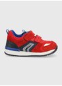 Dětské sneakers boty Geox červená barva