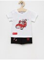 Dětská bavlněná souprava adidas Originals Disney HF7538 bílá barva