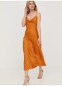 Šaty Guess oranžová barva, maxi