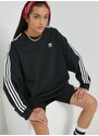 Bavlněné šaty adidas Originals černá barva,, HM4688-BLACK