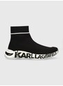 Sneakers boty Karl Lagerfeld Quadra černá barva