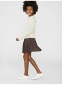 Dětská sukně Michael Kors hnědá barva, mini, áčková