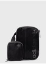 Ledvinka adidas Originals černá barva, HK0149-BLACK