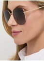 Sluneční brýle Isabel Marant dámské, zlatá barva