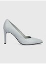 Kožené lodičky Calvin Klein Stiletto Pump 90 černá barva