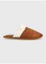 Pantofle Polo Ralph Lauren Kelcie , hnědá barva