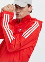 Bunda adidas Originals pánská, červená barva, přechodná