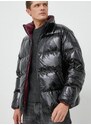 Oboustranná péřová bunda Calvin Klein pánská, černá barva, zimní