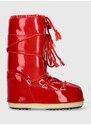 Dětské sněhule Moon Boot červená barva