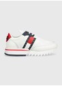 Sneakers boty Tommy Jeans En0en02055 Cleat Low bílá barva