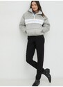 Bunda Calvin Klein Jeans dámská, šedá barva, zimní, oversize