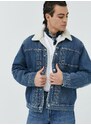 Džínová bunda Levi's pánská, přechodná, oversize