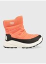 Sněhule The North Face WOMEN S NUPTSE II BOOTIE WP dámské, oranžová barva