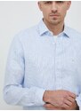 Plátěná košile Michael Kors pánská, slim, s klasickým límcem