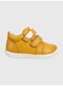 Dětské sneakers boty Geox žlutá barva
